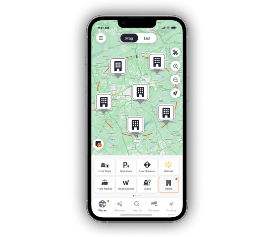 Hotels For Truckers - Mobile App